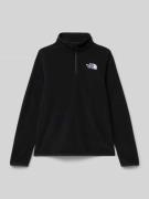 The North Face Sweatshirt mit Label-Stitching in Black, Größe L