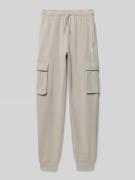 CHAMPION Sweatpants mit elastischem Bund in Stein, Größe 128