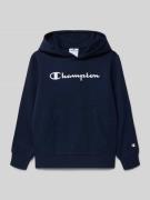 CHAMPION Hoodie mit Kapuze in Marine, Größe 140
