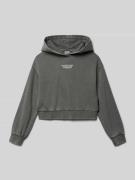 s.Oliver RED LABEL Oversized Hoodie aus Baumwoll-Mix in Graphit, Größe...