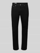 Levi's® Tapered Fit Jeans Modell '502®' in Black, Größe 30/30