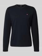 Napapijri Longsleeve mit Logo-Stitching Modell 'Salis' in Black, Größe...