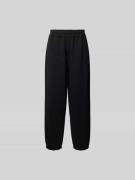 VETEMENTS Sweathose mit Logo-Stitching in Black, Größe L