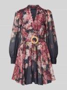 Forever New A-Linie Cocktailkleid aus Lyocell-Mix mit Leinen-Anteil Mo...