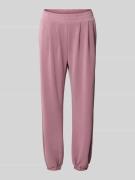 EA7 Emporio Armani Sweatpants mit elastischem Bund in Rose, Größe L