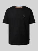 BOSS Orange T-Shirt mit Label-Print Modell '' in Black, Größe L
