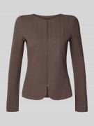 Emporio Armani Blazer mit Rundhalsausschnitt und Reißverschluss in Tau...