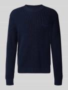 Tommy Jeans Regular Fit Strickpullover aus reiner Baumwolle in Marine,...