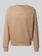 Tommy Jeans Regular Fit Sweatshirt aus reiner Baumwolle in Beige, Größ...