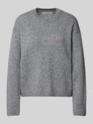 Marc O'Polo Loose Fit Strickpullover aus Schurwoll-Mix in Mittelgrau, ...