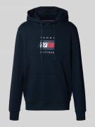 Tommy Hilfiger Regular Fit Hoodie aus reiner Baumwolle in Marine, Größ...