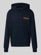 Tommy Hilfiger Regular Fit Hoodie aus reiner Baumwolle in Marine, Größ...