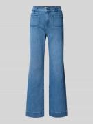 Christian Berg Woman Flared Fit Jeans aus Baumwoll-Mix mit Paspeltasch...
