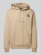 The North Face Hoodie mit Label-Stitching in Beige, Größe L