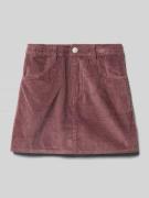 Roxy Cordrock mit Eingrifftaschen Modell 'RAINFALL' in Pflaume, Größe ...