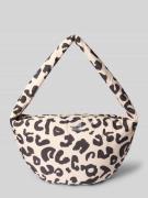 STUDIO NOOS Umhängetasche mit Label-Patch Modell 'Holy Cow' in Ecru, G...