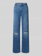 Vero Moda Wide Leg Jeans aus Baumwoll-Mix Modell 'TESSA' in Jeansblau,...