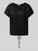 s.Oliver RED LABEL Bluse mit V-Ausschnitt in Black, Größe 36