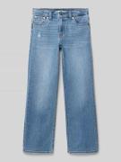 Levi’s® Kids Wide Leg Jeans mit Label-Patch in Blau, Größe 140