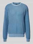 BOSS Orange Strickpullover mit Rundhalsausschnitt Modell 'Agolan' in H...