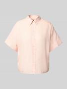 BOSS Orange Bluse aus Ramie mit überschnittenen Schultern Model 'Bisen...