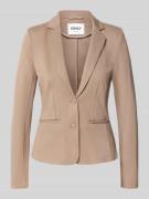 Only Regular Fit Blazer aus Viskose-Mix Modell 'POPTRASH LIFE' in Taup...