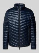 Tom Tailor Regular Fit Steppjacke mit Mesh-Details in Dunkelblau, Größ...