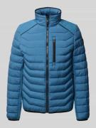 Tom Tailor Regular Fit Steppjacke mit Reißverschluss in Blau, Größe XX...