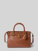 Tommy Hilfiger Henkeltasche aus genarbtem Rindsleder in Cognac, Größe ...