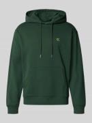 Calvin Klein Jeans Hoodie mit Kapuze in Bottle, Größe L