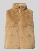 s.Oliver RED LABEL Regular Fit Webpelzweste mit Wendefunktion in Beige...