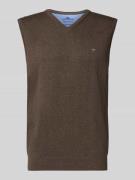 Fynch-Hatton Pullunder mit Logo-Detail Modell 'Slipover Superfine' in ...