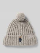 Polo Ralph Lauren Wollmütze mit Motiv-Stitching Modell 'DENIM BEAR' in...