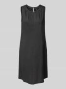 ONLY & SONS Knielanges Leinenkleid mit Label-Applikation in Black, Grö...