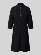 ONLY & SONS Knielanges Kleid mit Reißverschluss in Black, Größe 34