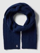 Polo Ralph Lauren Schal mit Label-Stitching in Marine, Größe 1