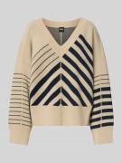 BOSS Oversized Strickpullover aus Schurwoll-Kaschmir-Mix Modell 'FUDAL...