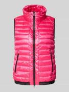 Marc Cain Steppweste mit Reißverschluss in Pink, Größe 42