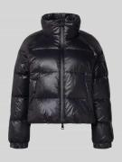 Marc Cain Regular Fit Steppjacke mit gefüttertem Stehkragen in Black, ...