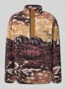 COLUMBIA Sweatshirt aus Teddyfell in Bordeaux, Größe L