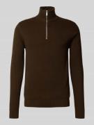 SELECTED HOMME Regular Fit Troyer aus reiner Baumwolle Modell 'DANE' i...