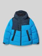 Killtec Regular Fit Steppjacke mit Logo-Print in Royal, Größe 140