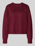 Jake*s Casual Oversized Strickpullover mit gerippten Abschlüssen in Au...