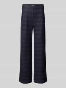 Christian Berg Woman Wide Leg Hose mit elastischem Bund in Dunkelblau,...