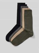 MCNEAL Socken mit elastischem Rippenbündchen im 5er-Pack in Oliv, Größ...