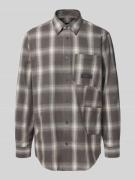 ARMANI EXCHANGE Regular Fit Freizeithemd mit Brusttasche in Mittelgrau...