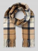 Barbour Oversized Schal mit Tartan-Muster Modell 'HAILES' in Camel, Gr...