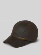 Barbour Basecap aus gewachster Baumwolle in Oliv, Größe 1