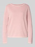 Tom Tailor Regular Fit Pullover aus reiner Baumwolle in Rosa, Größe S