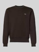 Lacoste Regular Fit Sweatshirt aus Baumwoll-Mix in Dunkelbraun, Größe ...